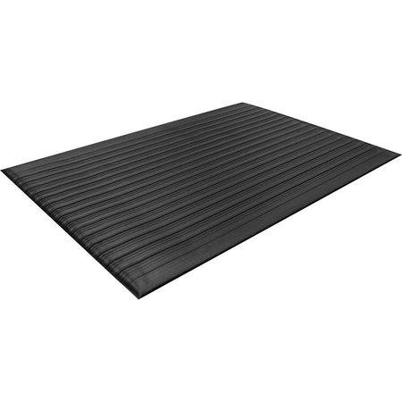 MILLENNIUM MAT CO Air Step Antifatigue Mats, Black, Polypropylene MLL24030502